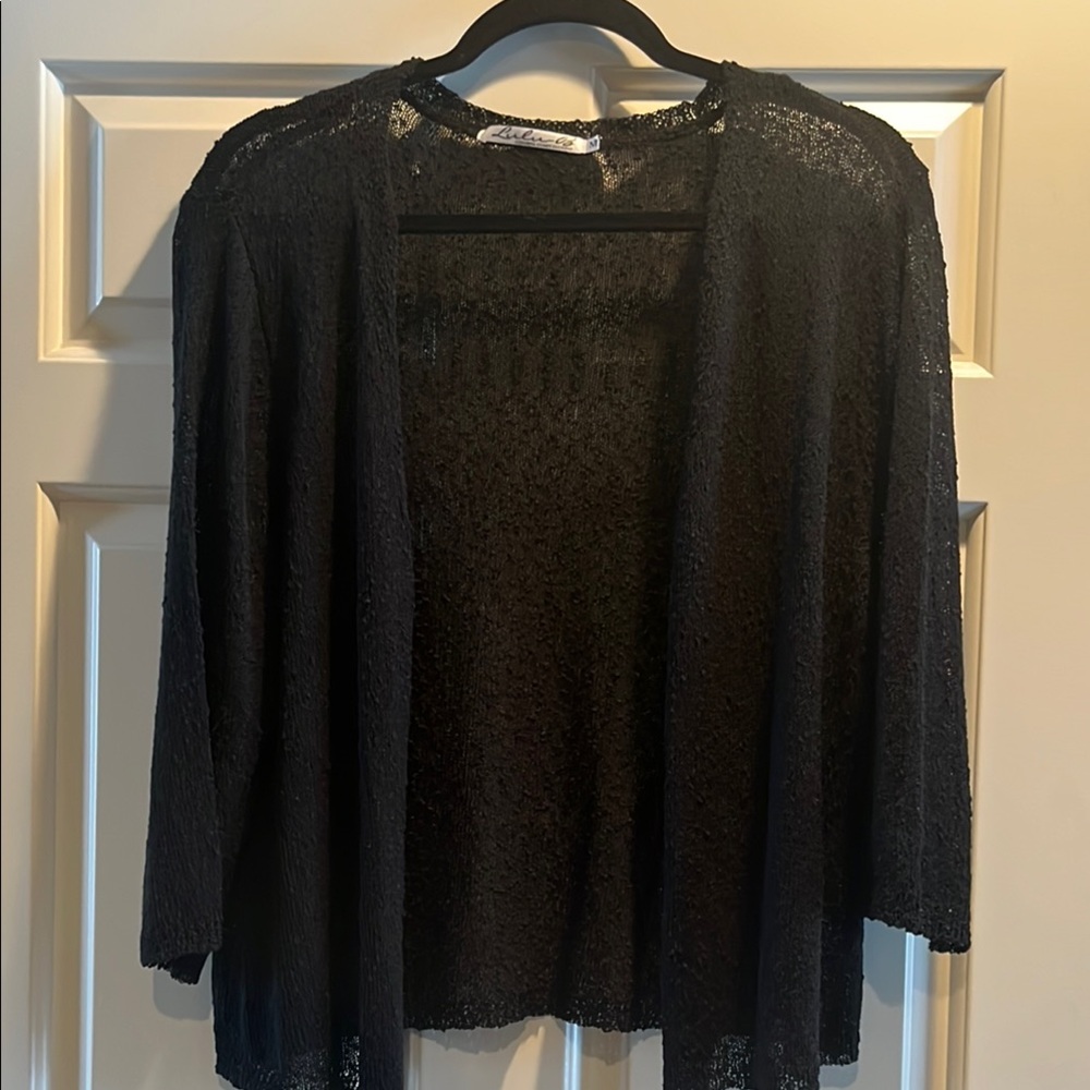 Lulu B sheer knit sweater